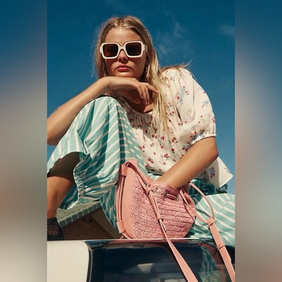 🆕 Free People Cabana crossbody bag in pink only - Picture 2 of 13